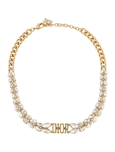 Christian Dior crystal necklace